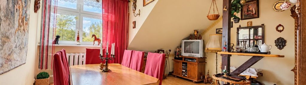 3 pokoje, 83 m², duży strych - ostróda