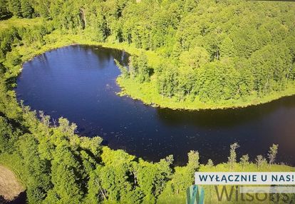 Działka budowlana z wz, prywatnym jeziorem i lasem