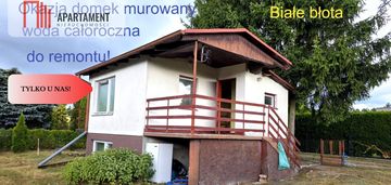 Działka rod ,domek do remontu  białe błota