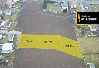 Przestronna działka 1164 m² możliwość powiększenia