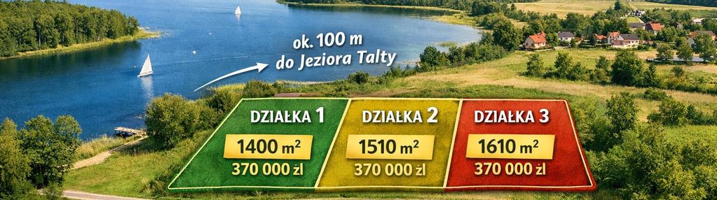 Działki budowlane na szlaku wielkich jezior mazurskich