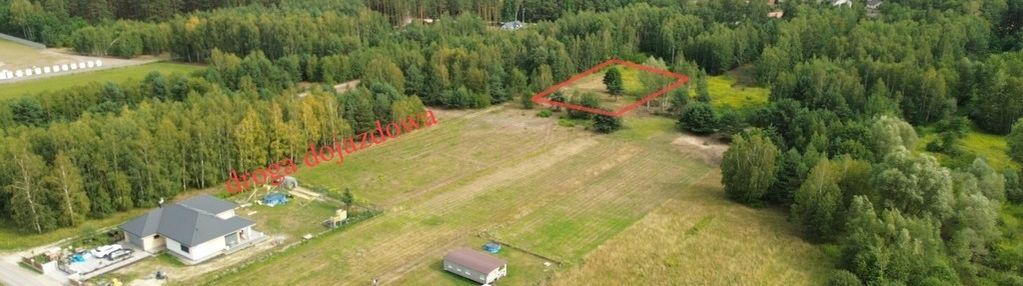 Działka 1.990m2 glina blisko lasu