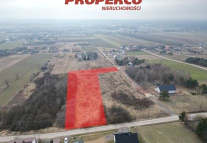 Działka pow. 4078 m2, oblęgór, gm. strawczyn