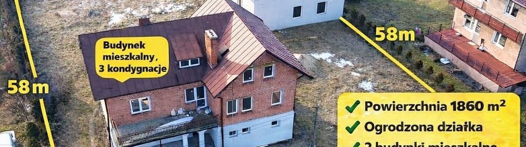 Do sprzedania dwa domy na dużej działce.