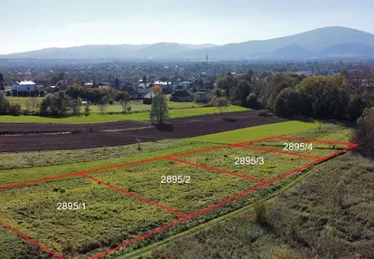 4x Działka budowlana w pięknej okolicy, Łodygowice