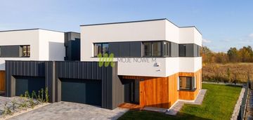 Nowoczesny design, dwustanowiskowy garaż, 5 pokoi