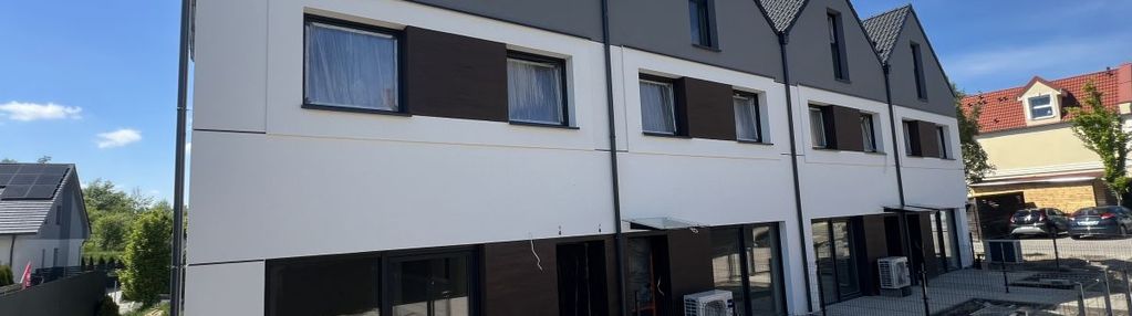 Nowy dom z pompą ciepła, ogródek 40 m2