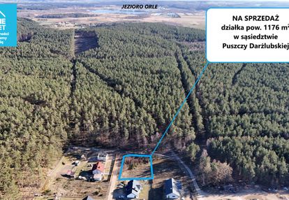 Działka budowlana 1176 m² • warszkowo • przy lesie