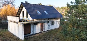 Dom w stanie surowym zamkniętym| działka 1253 m2|