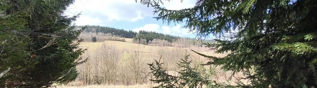 Widok na zachód słońca,  prąd dostępny na działce