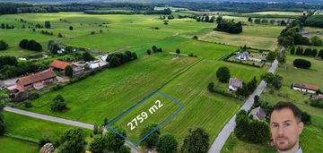 Działka budowlana 2759 m² | wz | gajdy k. zalewa