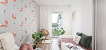 Zadbane 3 pokoje z balkonem i dużą częścią dzienną