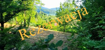 Bieszczady, działka budowlano-rekreacyjna z mpzp