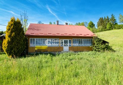 Okazja - drewniany dom na działce 80ar