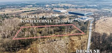 Na sprzedaż działka inwestycyjna 2,6104 ha