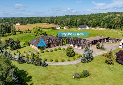 Rezydencja z linia brzegową jeziora gubisz.