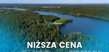 Wyjątkowa działka nad jeziorem przywłóczno.