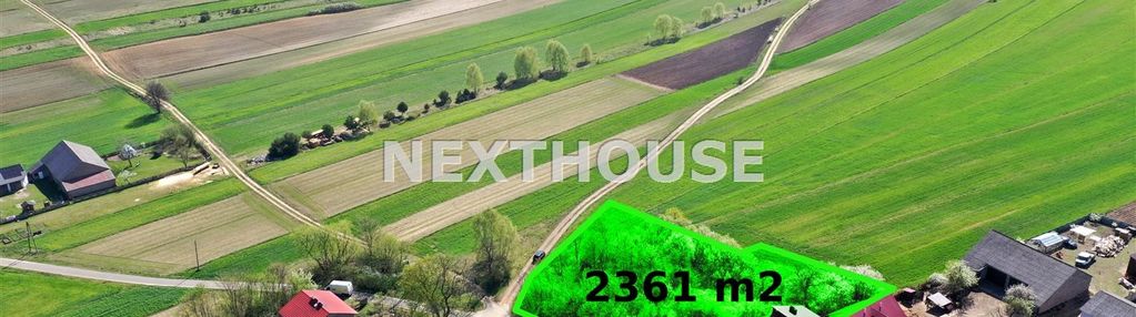 Piękna widokowa działka bud. 2361 m2 k. zawiercia