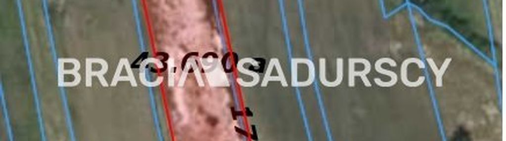 Działka z projektem bliźniaka