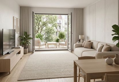 3 pokoje | 58 m2 | 2 balkony | zachód | bronowi