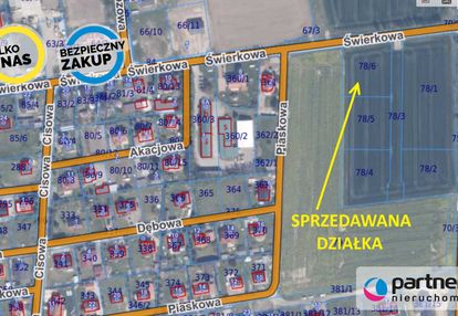 Ustawna działka 15 min. autem od centrum gdańska!
