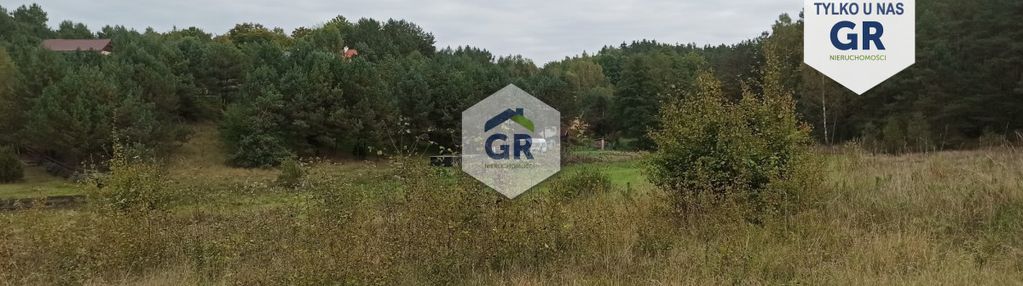 Działka przy jeziorze // nowa wieś kościerska