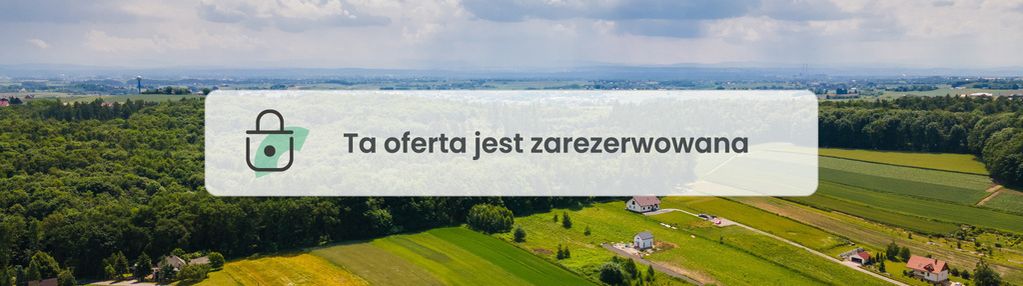 Działka tuż przy lesie z projektem i pnb- zielona