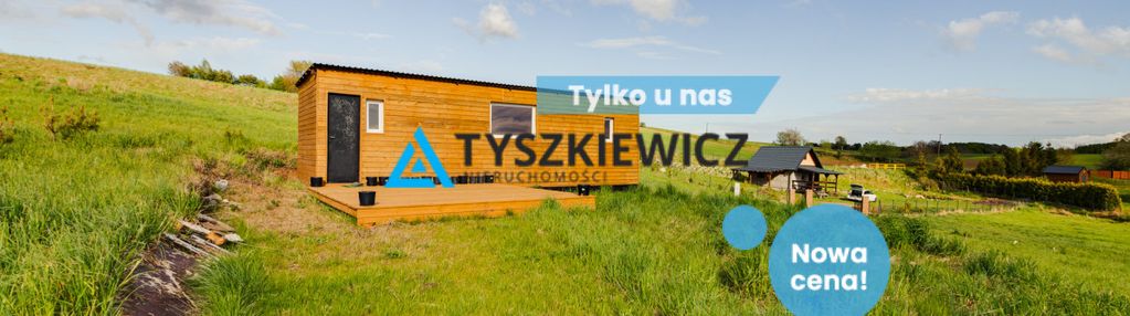 Działka z domkiem modułowym połęczyno