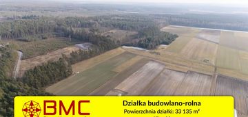 Działka budowlano-rolna kierzki  33 135m2