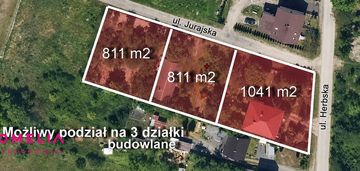 Tutaj wydzielisz 3 mniejsze działki budowlane