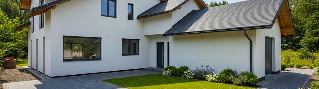 Przestronny dom z lokalem usługowym i garażem, łoś