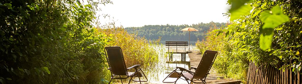 Domek letniskowy nad jeziorem