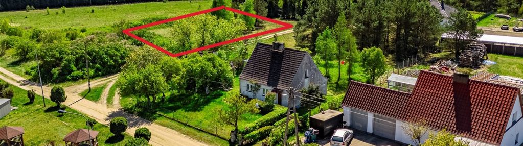 Działka z możliwością zabudowy blisko las i rzeka