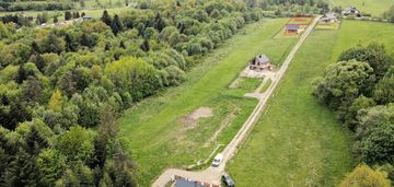 Ropa klimkówka jezioro działka 1000m2 widokowa