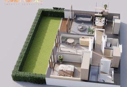 Sunrise park | mieszkanie nr 0.3 | 3 pokoje 55,64 m² + ogród |