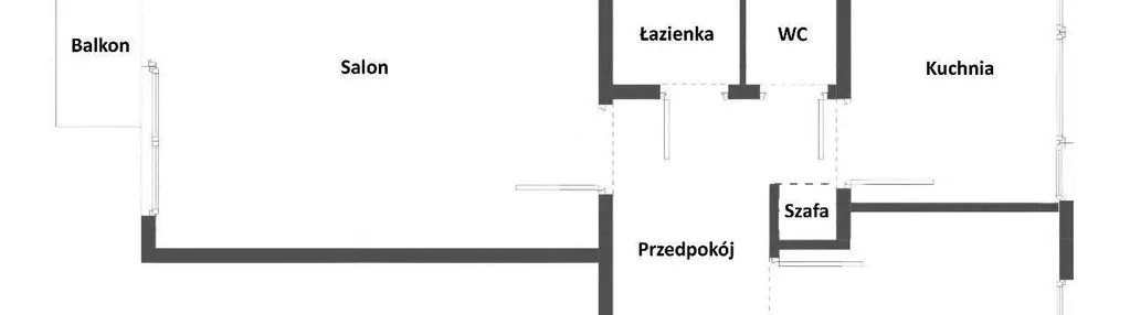 Ustawne 2 pokoje, do remontu, Czechów Południowy