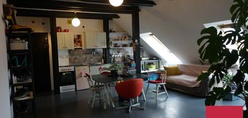 Przestronne loftowe mieszkanie na poddaszu