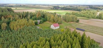 Siedlisko otoczone lasem kubra-przebudówka niedaleko biebrzańskiego pn