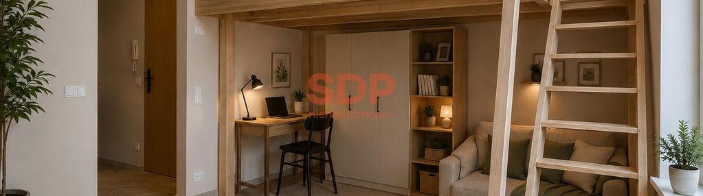 Nowoczesny apartament z antresolą | historyczna kamienica na szewskiej