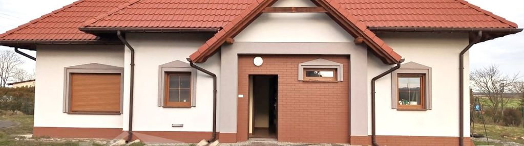 Dom z działką usługową i projektem hali