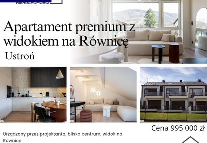 Wyjątkowy apartament w ustroniu – 2 poziomy, taras, widok na góry