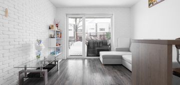 2 pokoje z ogrodem, kameralna zabudowa