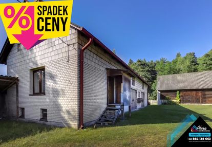 Dom z zabudowaniami gospodarczmi, ziemia plus las