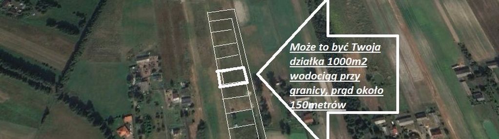 Działka z warunkami zabudowy 10ar gajewniki