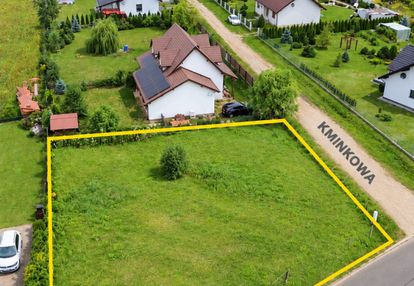 Działka budowlna 924 m² z wz | media | gm. mosina