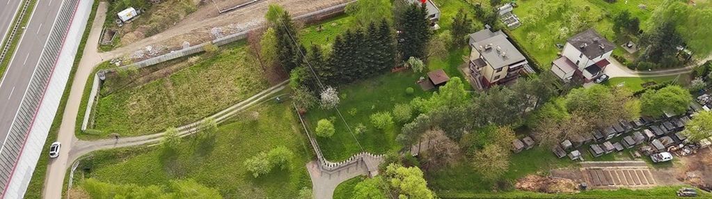 Inwestycyjne 3590m2 przy głównej drodze komorowic