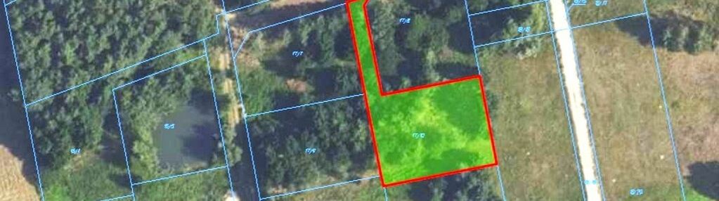 Działka budowlana 17/10, 1153 m², wincentówek