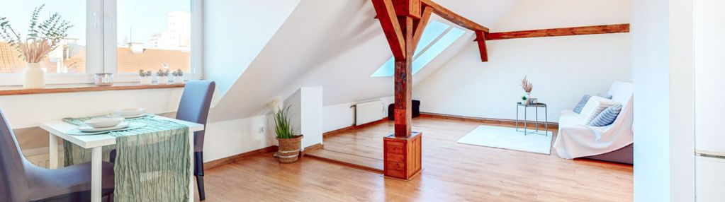 Klimatyczne 2 pokoje/duża przestrzeń/bednarska