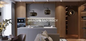 Apartament premium 67m wola justowska, 2 x ogródki
