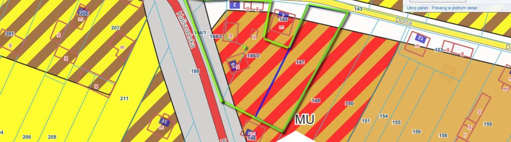 Działka usługowa 2330 m2  ul kaliszańska opole lub